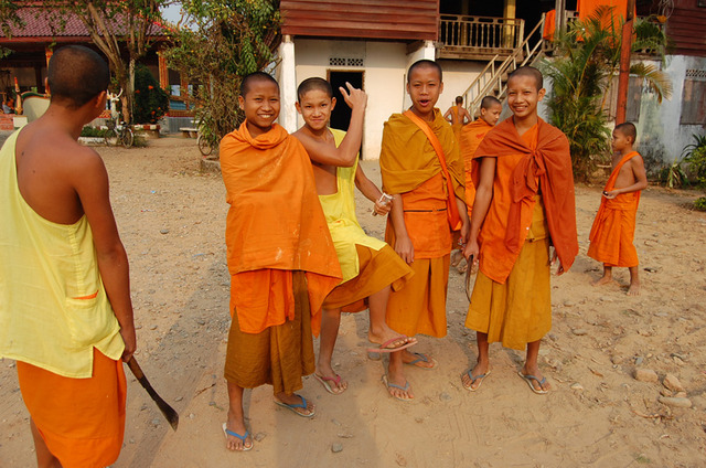 Lao Monks