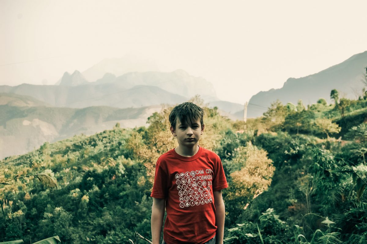 Петр в горах Северного Лаоса