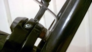 Attaching rear rack to breaks bolt