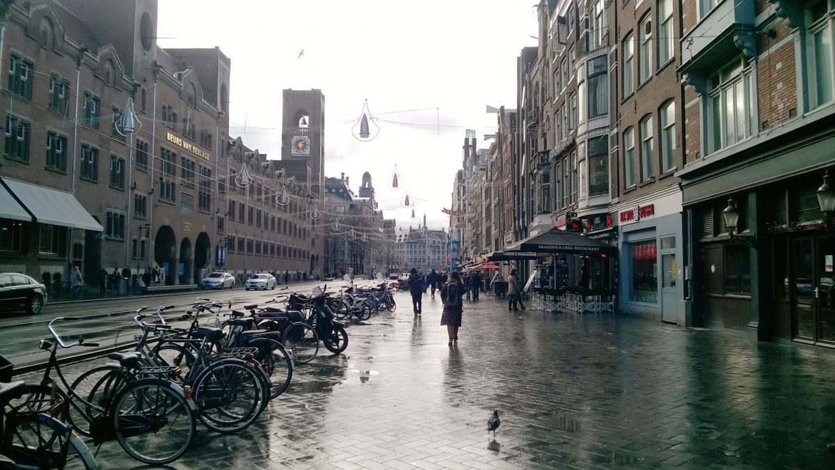 Велосипедный Амстердам одним глазком
