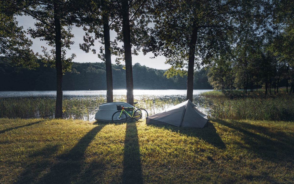 Bikepacking camping
